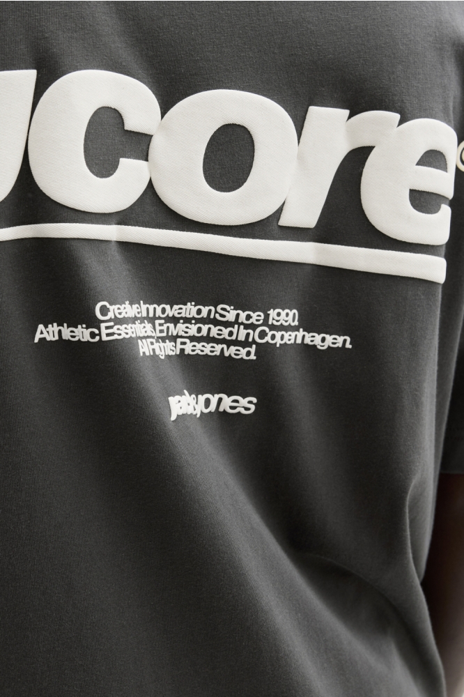 Jack & Jones grijze heren t-shirt | Kleurstaal