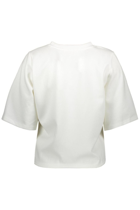 Studio Amaya witte dames t-shirt | Achteraanzicht