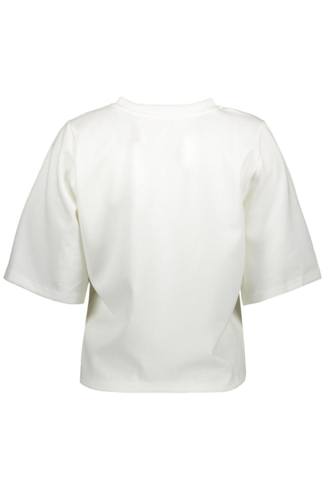 Studio Amaya witte dames t-shirt | Achteraanzicht