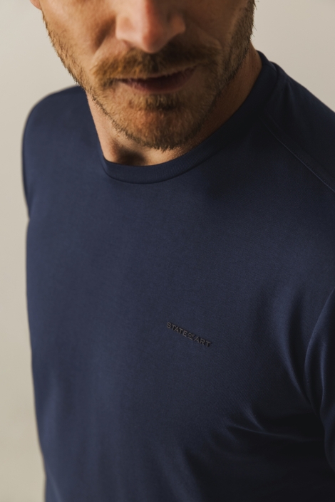 State of Art blauwe heren t-shirt | Kleurstaal