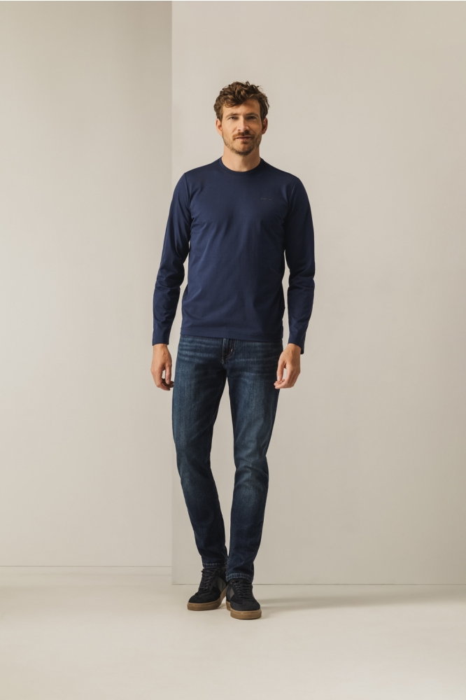 State of Art blauwe heren t-shirt | Model