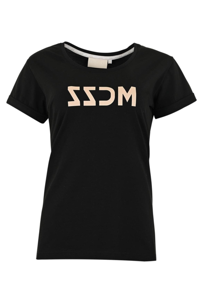 Maicazz zwarte dames t-shirt | Vooraanzicht