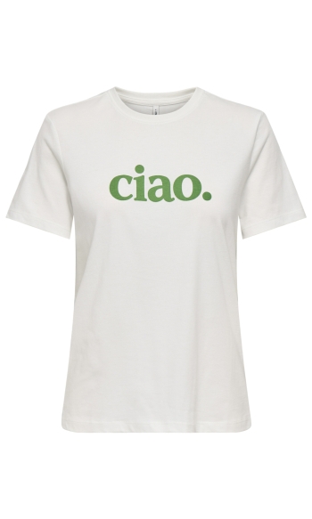 ONLCLEO S/S PRINTED TEE JRS OUTLET 15366382 Cloyud Dancer/Ciao