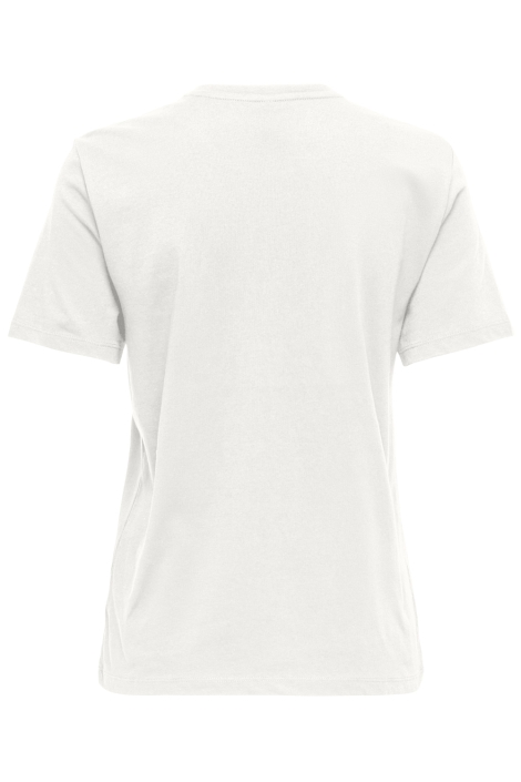 Only witte dames t-shirt | Achteraanzicht