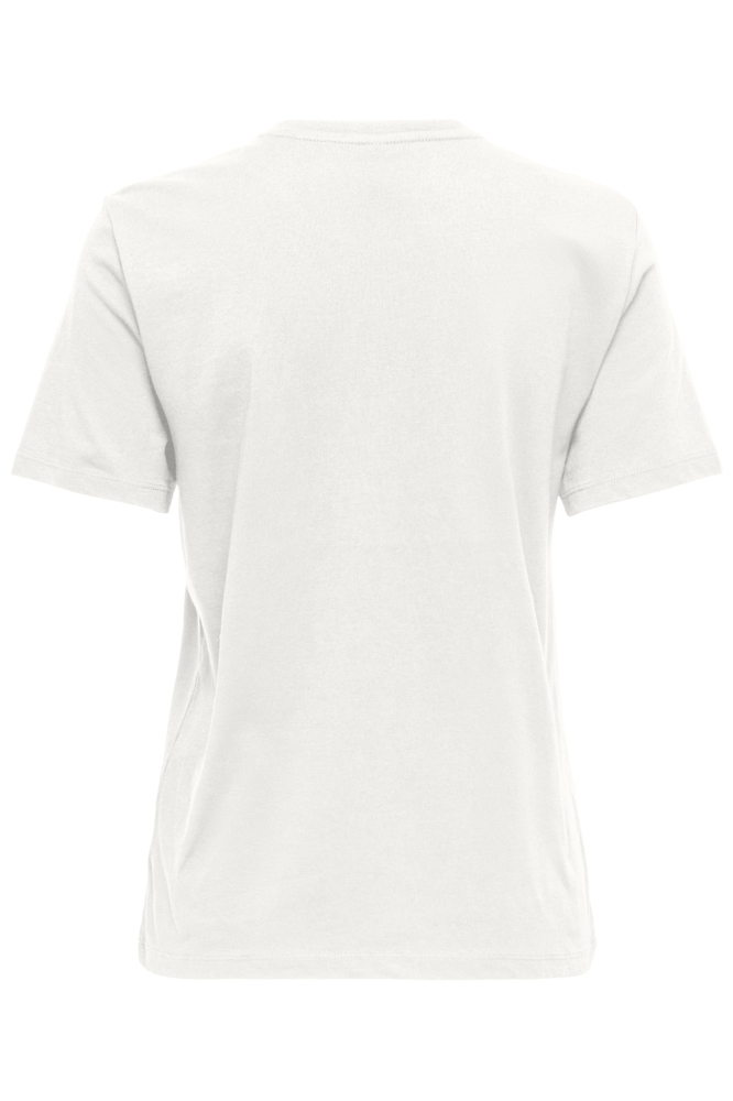 Only witte dames t-shirt | Achteraanzicht