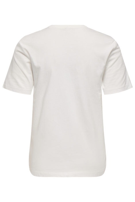 Only witte dames t-shirt | Achteraanzicht