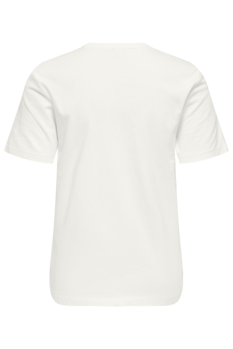 Only witte dames t-shirt | Achteraanzicht