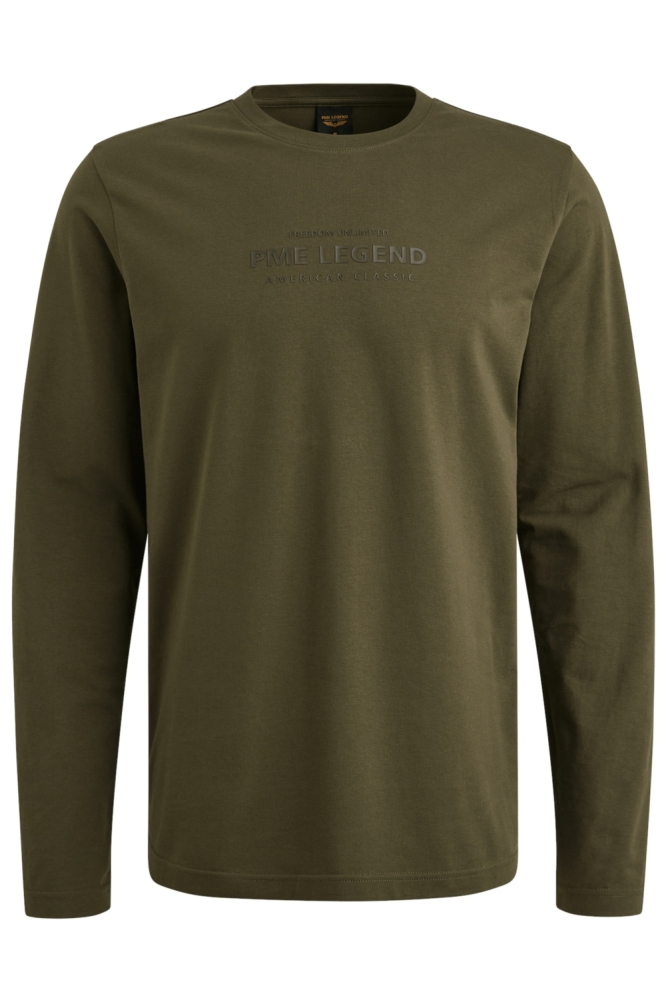 PME legend groene heren t-shirt | Vooraanzicht