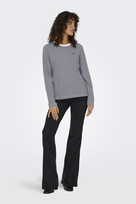 Jacqueline de Yong witte dames t-shirt | Model