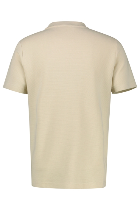 Lerros beige heren t-shirt | Achteraanzicht