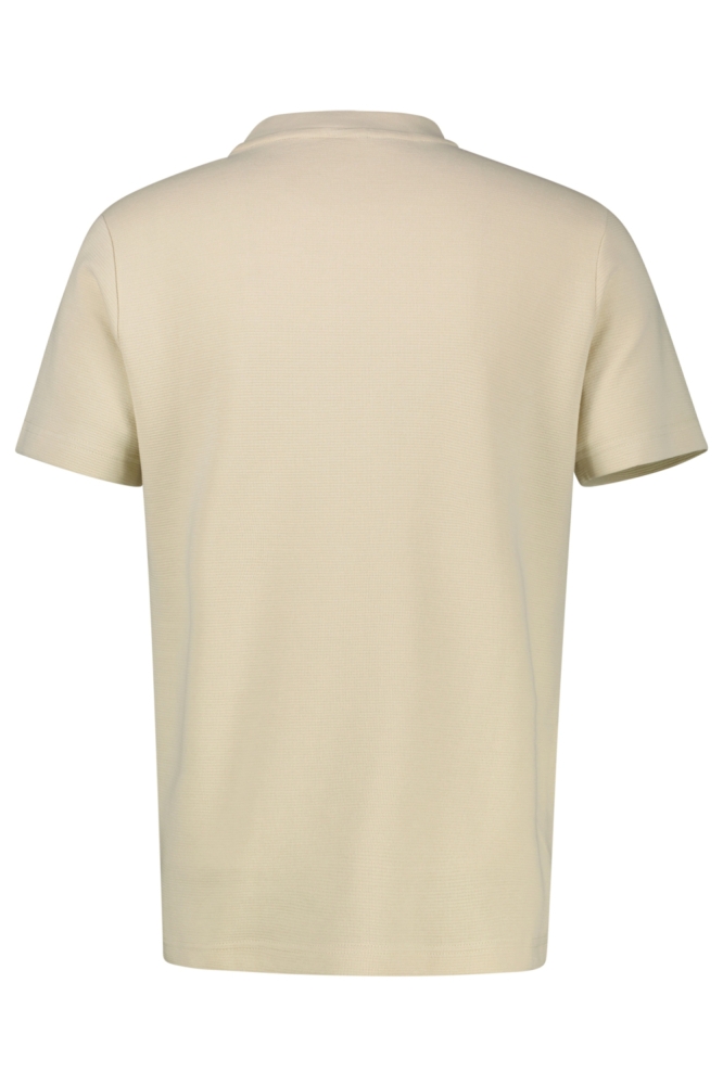 Lerros beige heren t-shirt | Achteraanzicht