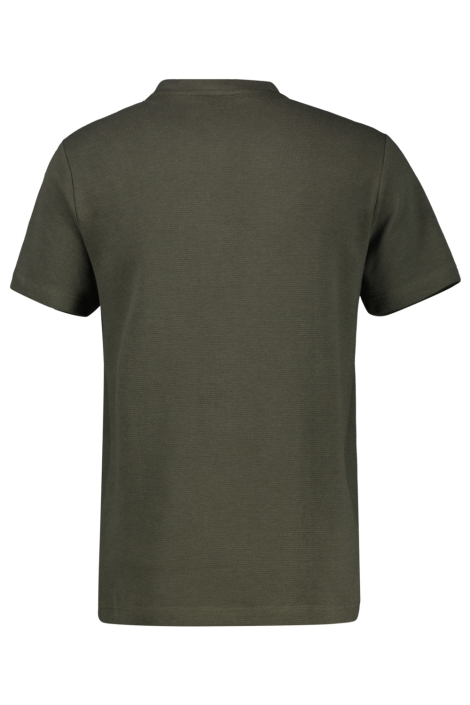 Lerros groene heren t-shirt | Achteraanzicht