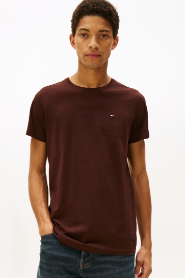 Tommy Jeans TJM XSLIM JERSEY TEE DM0DM04411 GS7 RICH BROWN