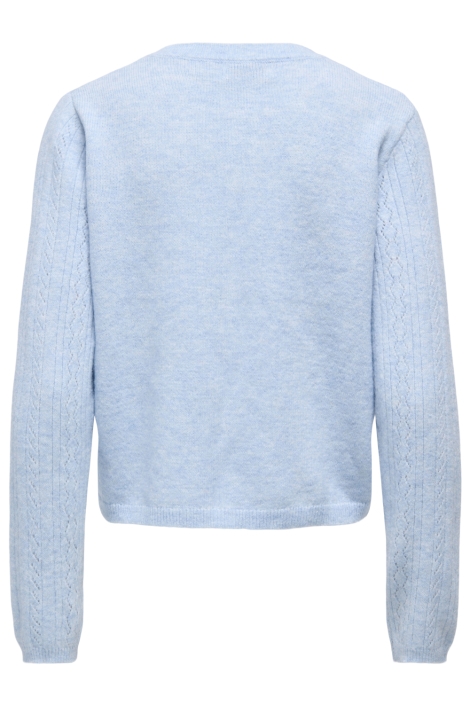 Jacqueline de Yong blauwe dames vest | Achteraanzicht