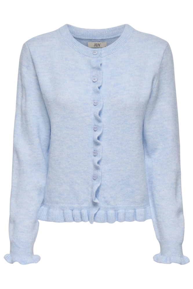 Jacqueline de Yong blauwe dames vest | Vooraanzicht