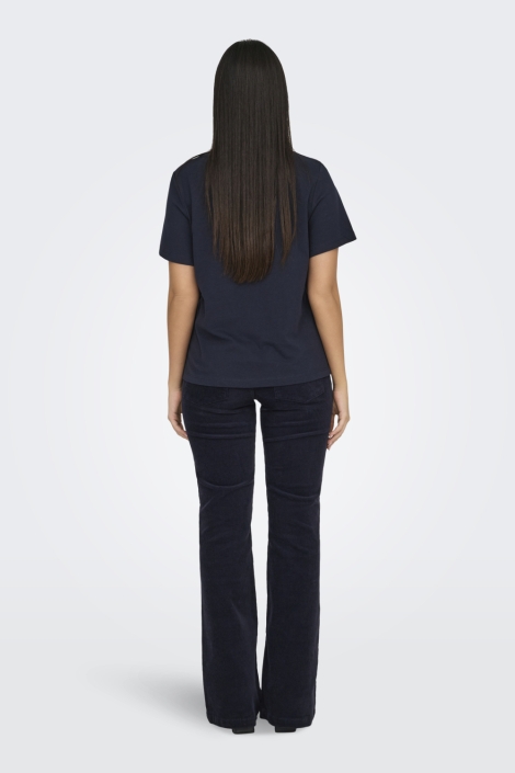 Jacqueline de Yong blauwe dames t-shirt | Model