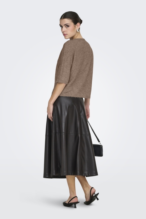 Jacqueline de Yong bruine dames vest | Model