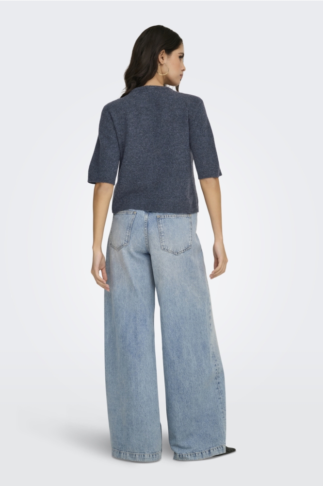 Jacqueline de Yong blauwe dames vest | Model