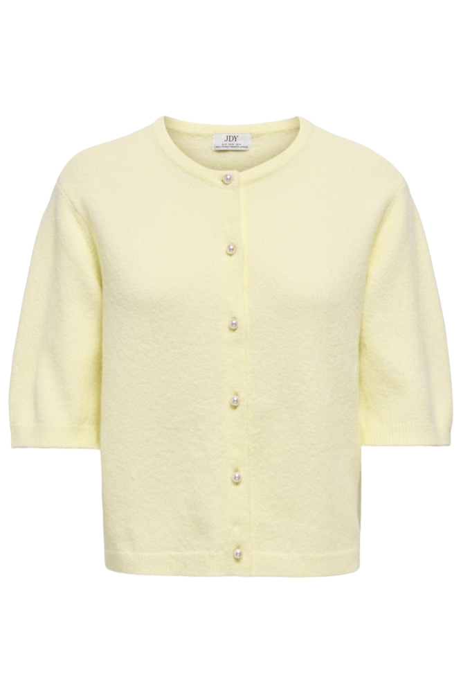 Jacqueline de Yong gele dames vest | Vooraanzicht