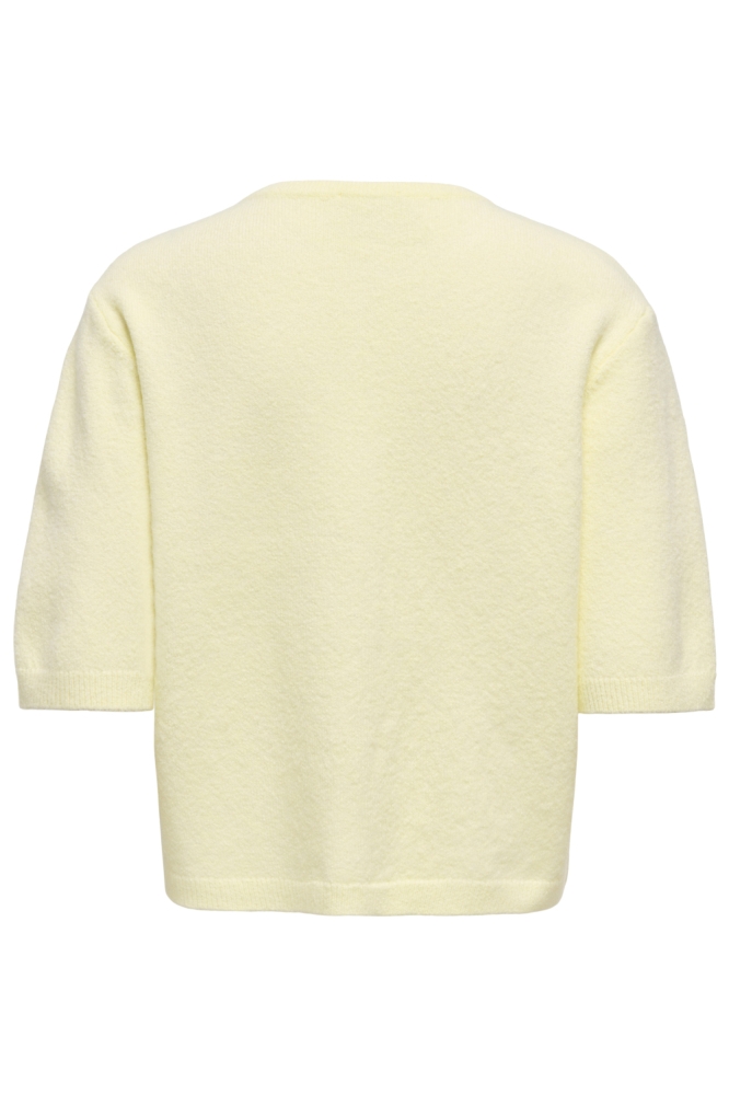 Jacqueline de Yong gele dames vest | Achteraanzicht