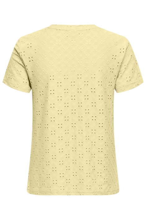 Jacqueline de Yong gele dames t-shirt | Achteraanzicht