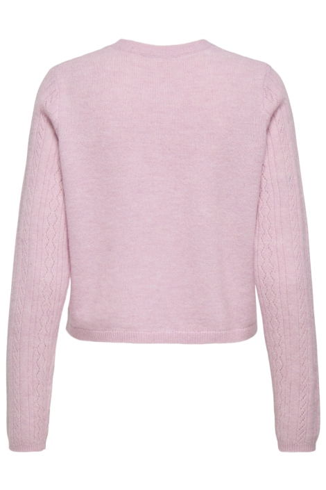 Jacqueline de Yong roze dames vest | Achteraanzicht