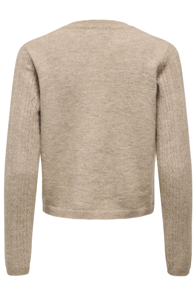 Jacqueline de Yong zand dames vest | Achteraanzicht