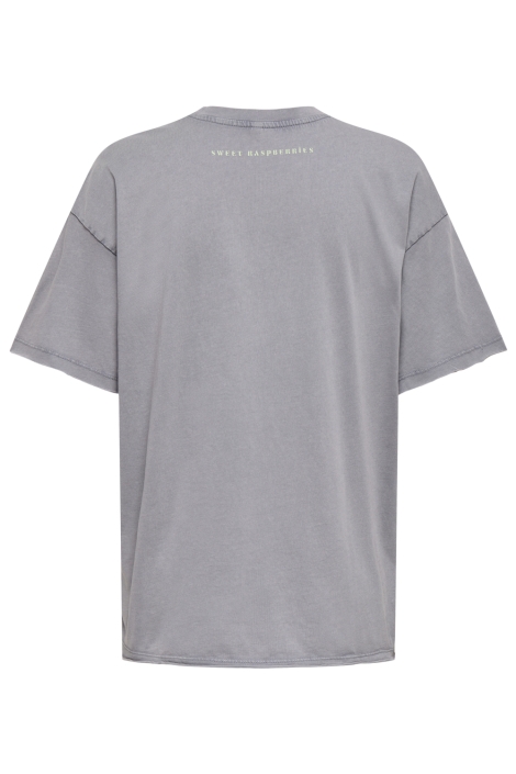 Only grijze dames t-shirt | Achteraanzicht