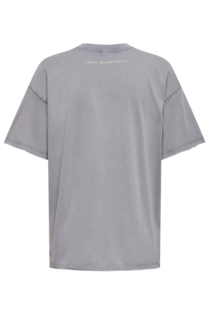 Only grijze dames t-shirt | Achteraanzicht