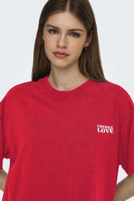 Only rode dames t-shirt | Close up
