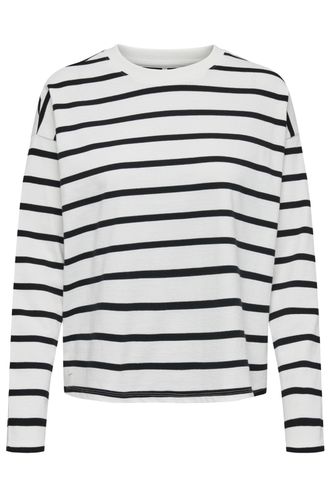 Only witte dames t-shirt | Vooraanzicht