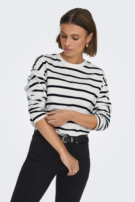 Only witte dames t-shirt | Model