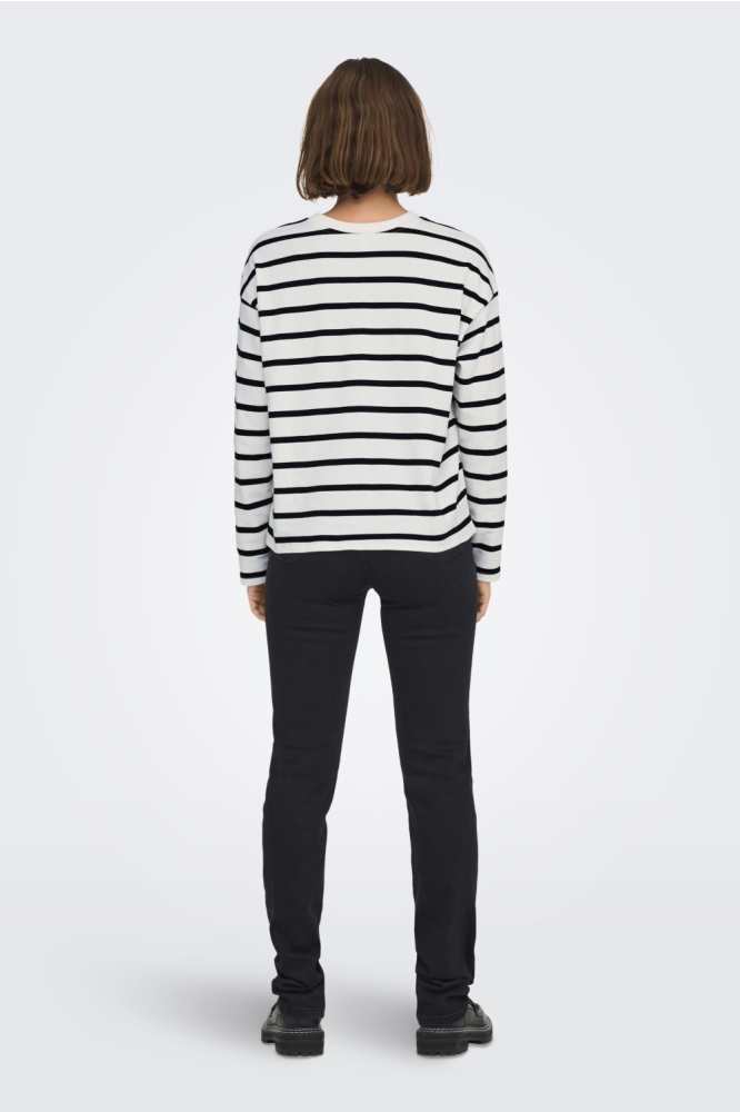 Only witte dames t-shirt | Model