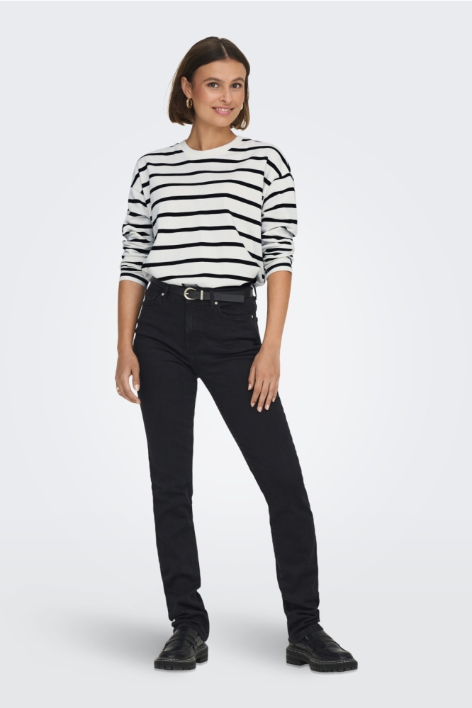 Only witte dames t-shirt | Model