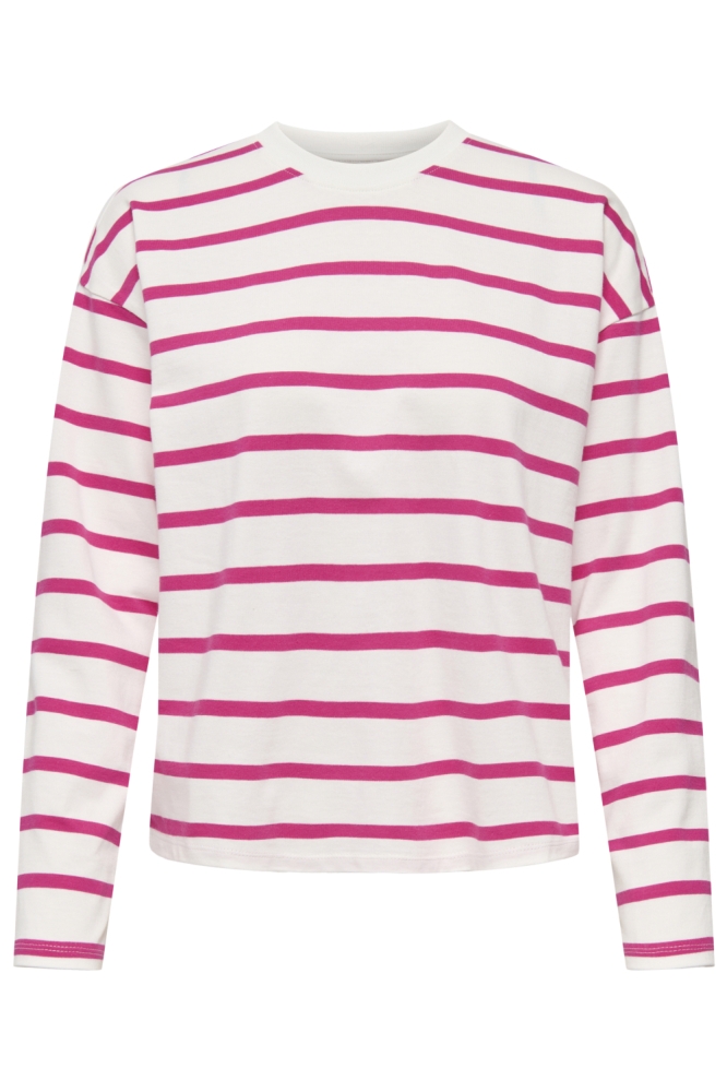 Only witte dames t-shirt | Vooraanzicht