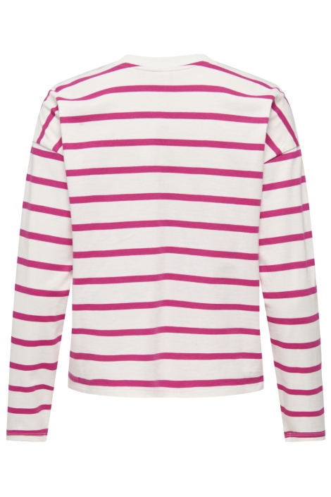 Only witte dames t-shirt | Achteraanzicht