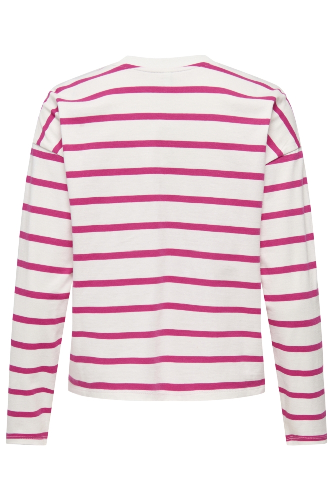 Only witte dames t-shirt | Achteraanzicht