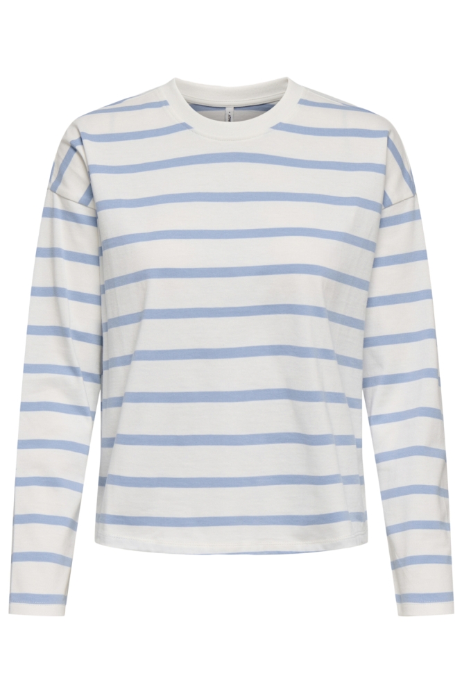 Only witte dames t-shirt | Vooraanzicht