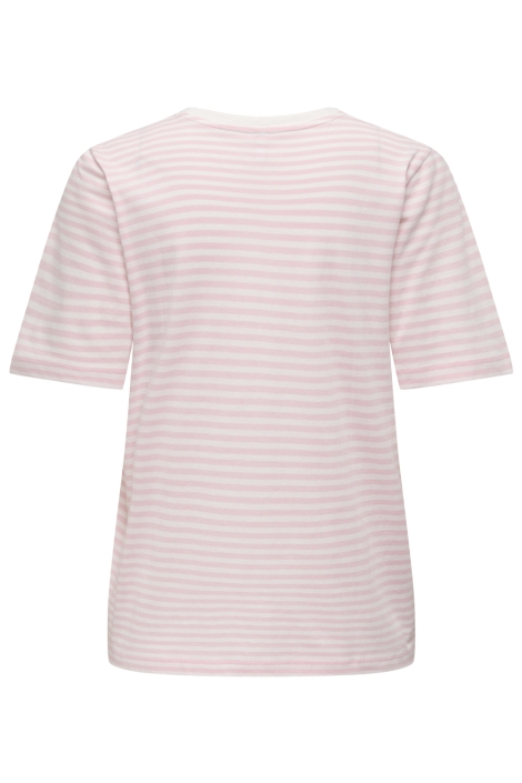 Only roze dames t-shirt | Achteraanzicht