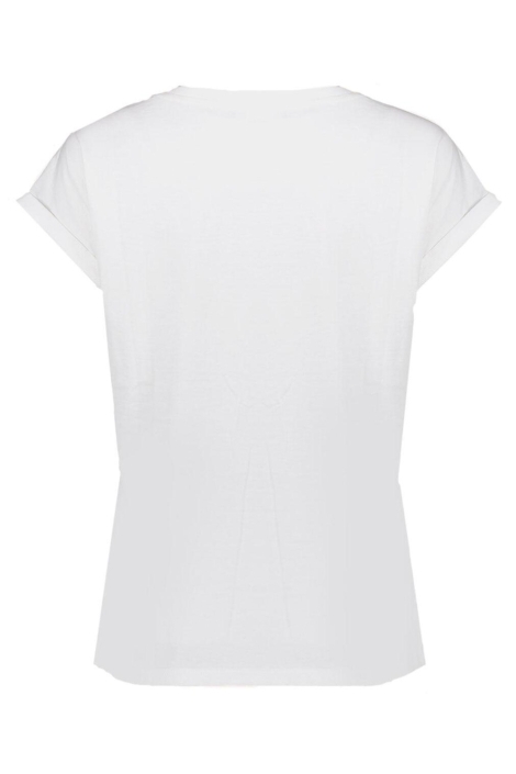 Geisha witte dames t-shirt | Achteraanzicht