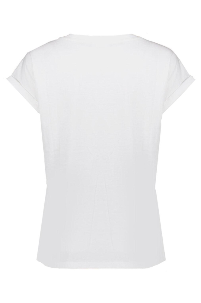 Geisha witte dames t-shirt | Achteraanzicht