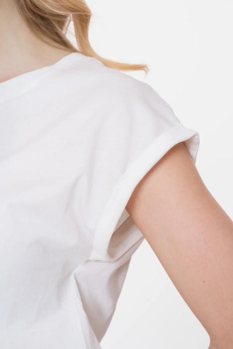 Geisha witte dames t-shirt | Close up