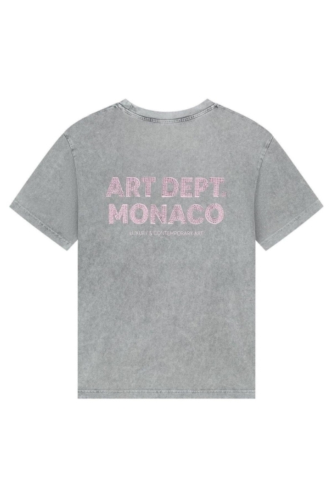 Malelions grijze dames t-shirt | Achteraanzicht