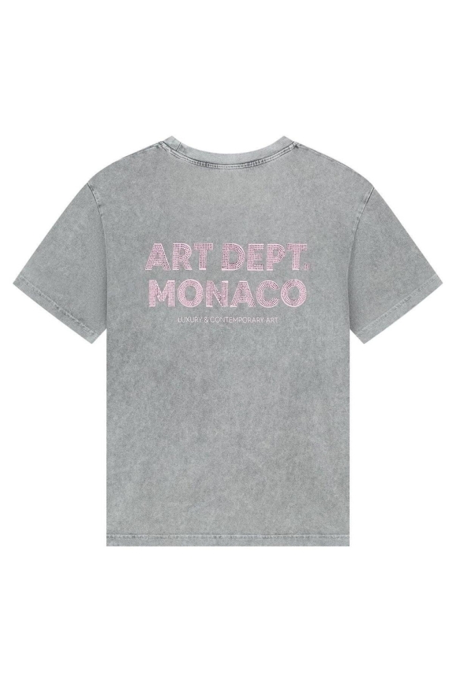 Malelions grijze dames t-shirt | Achteraanzicht