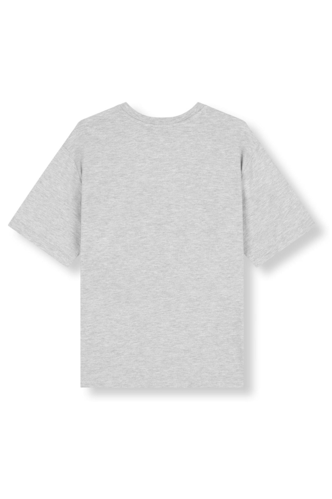 Refined Department grijze dames t-shirt | Achteraanzicht