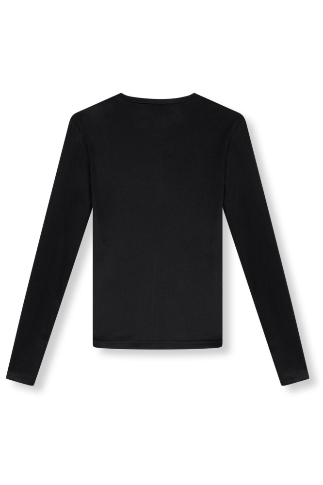 Refined Department zwarte dames t-shirt | Achteraanzicht