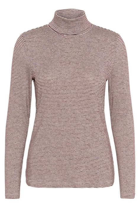 Culture bordeaux dames t-shirt | Vooraanzicht