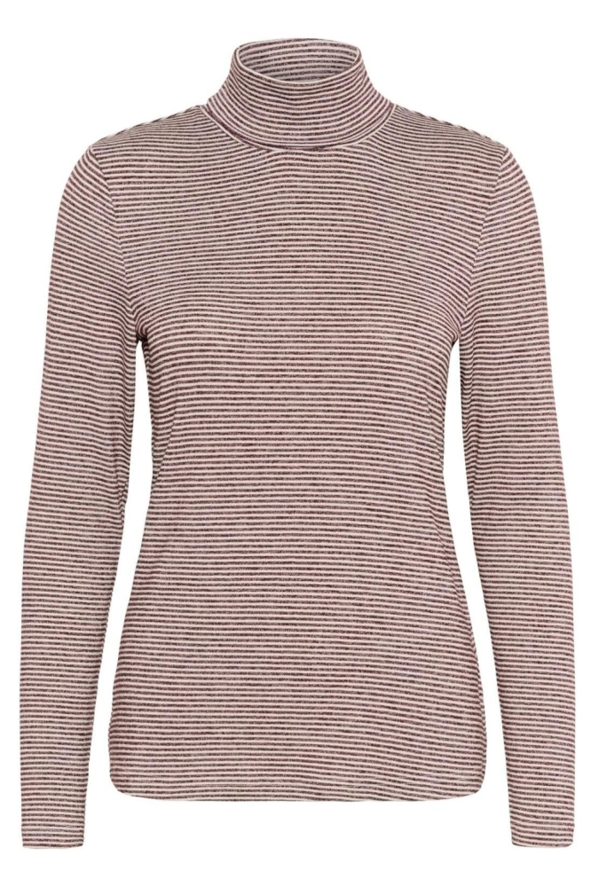 Culture bordeaux dames t-shirt | Vooraanzicht