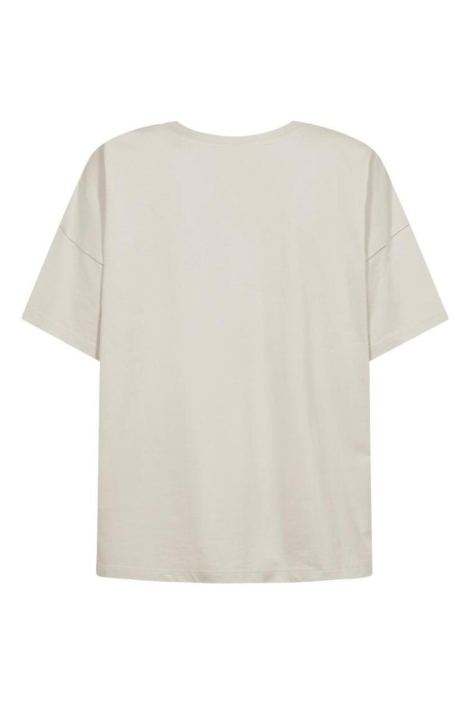 Freequent taupe dames t-shirt | Achteraanzicht