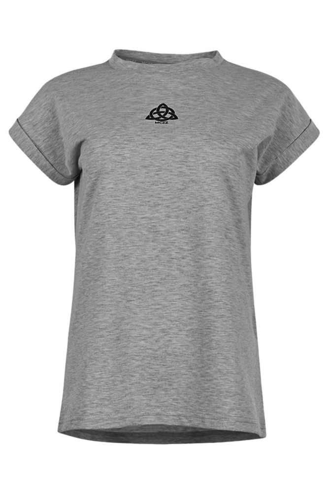 Maicazz grijze dames t-shirt | Vooraanzicht